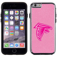 Atlanta Falcons Phone Case Pink  Football Pebble Grain Feel iPhone 6 CO