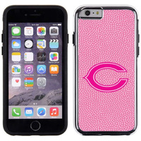 Chicago Bears Phone Case Pink Football Pebble Grain Feel iPhone 6 CO