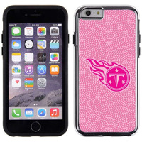 Tennessee Titans Phone Case Pink Football Pebble Grain Feel iPhone 6 CO