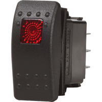 SWITCH CONTURA2 SPDT (ON)-OFF-ON BL