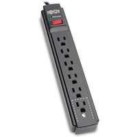Surge 6 Outlet 15' Cord Black