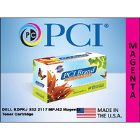 PCI Brand Dell MPJ42-PCI New Compatible Replacement For Dell 332-2117 Magenta Toner Cartridge 12000 Page Yield