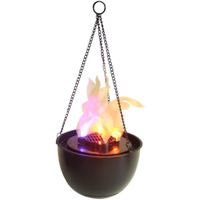 Hanging Torch Safe Battery Operated Imitation Burning Oil Pot