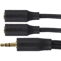 RCA AH202DR 3.5mm Stereo Headphone Y-Adapter