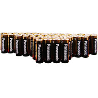 Panasonic Alkaline Size "AA" Plus Power 1 box = 48 batteries Blister Box