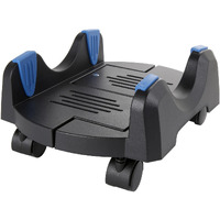 CS-8AKL Jumbo Design Plastic CPU Stand for ATX Case, Adjustable Width from 7 to 12 (17.5cm to 30.5cm), with Caster Wheels, Suitable for Gaming Case, Black Color