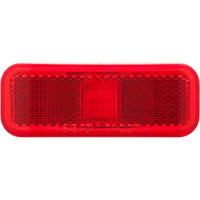 LED MARK LIGHT;RECT;1 WIRE;RED