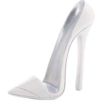 DAZZLING WHITE SHOE PHONE HOLDER
