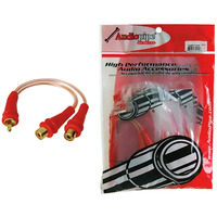 RCA SPLITTER 1M-2F AUDIOPIPE 1 BAG OF 10= 1 UNIT *BMSGYM2F*