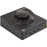 Hi-Fi USB Audio DAC, High Quality Headphone / Speaker Amplifier, 24-Bit / 96-KHz USB Audio, Stereo Analog RCA Line Outputs, Coaxial Digital Output, Black Color