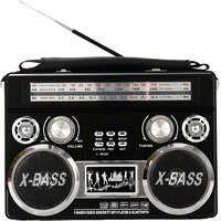 Supersonic Portable 3 Band Radio with Bluetooth and Flashlight