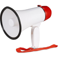 Megaphone Speakers Blow Horn Pro Loud Speaker Bullhorn Handheld Siren Voice Recording 6R(D0102HHDF28.)