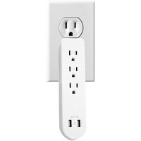 Versatile Multi Outlet Ac Plus Fast USB charger With Surge Protection(D0102HE68RY)