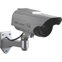 Solar Powered Dummy Camera with Flashing LED