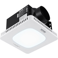 VEVOR Bathroom Exhaust Fan, 80 CFM High-Efficiency Ventilation, 1.5sones Low Noise Operation All-Copper Motor, Energy-Saving Bathroom Ceiling Fan, No Need For Attic Access, For Various Ceilings
