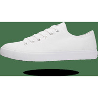 Fear0 NJ Unisex Retro Minimal All White Skateboard Sneaker canvas Shoes(D0102H7S4ZJ)