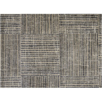 2' x 3' Modern Geo Lines in Squares Washable Floor Mat