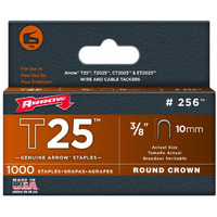 Arrow Fastener 256 3/8" T25 Staples