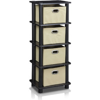 LACi 4-Bins System Rack, Espresso
