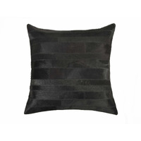 18" X 18" X 5" Black  Pillow