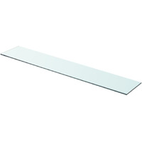 vidaXL Shelf Panel Glass Clear 35.4"x5.9"