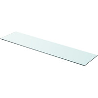 vidaXL Shelf Panel Glass Clear 35.4"x7.9"