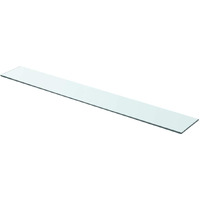 vidaXL Shelf Panel Glass Clear 35.4"x4.7"