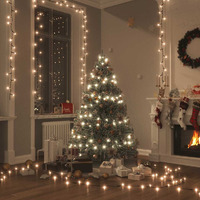 vidaXL Light String with 400 LEDs 131.2' 8 Light Effects Warm White