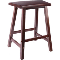 Katashi Fan Shape Counter Stool, Walnut