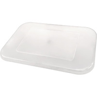 CLEAR PLASTIC STORAGE BIN LID SMALL