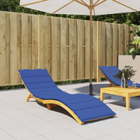 vidaXL Sun Lounger Cushion Royal Blue 78.7"x23.6"x1.2" Oxford Fabric