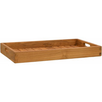 vidaXL Serving Tray 23.6"x13.8" Solid Wood Teak