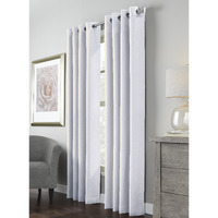 Margaret Grommet Curtain Panel Window Dressing 52 x 63 in White