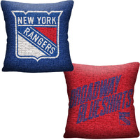 NY Rangers OFFIcIAL Invert Woven Pillow(D0102HHD687)