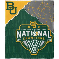 NcAA BB champs Baylor Bears 575 Baylor Bears 2021 National Mens Basketball champions Silk Touch Throw Blanket(D0102H94L07)