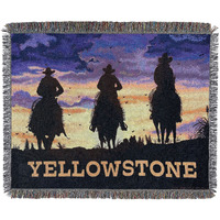 ENT 051 Yellowstone-giddy Up Woven Tapestry Throws(D0102H21L9Y)