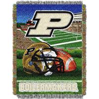 Purdue OFFIcIAL collegiate Home Field Advantage Woven Tapestry Throw(D0102HHMIc7)