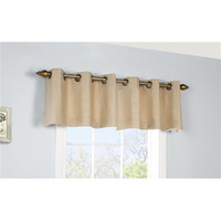 Weathermate Grommet Curtain Valance 40 x 15 in Khaki