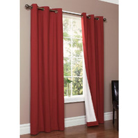 Weathermate Grommet Curtain Panel Pair each 40 x 54 in Burgundy