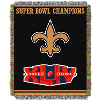 Saints OFFICIAL National Football League, Commemorative 48"x 60" Woven Tapestry Throw by The Northwest Company(D0102HHZSJV.)
