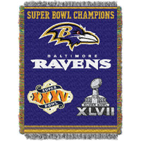 NFL 051 Ravens commemorative Series 2x champs Tapestry(D0102HHZPKW)