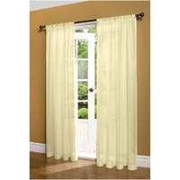 Weathershield Pole Top Curtain Panel 50 x 95 in Ivory