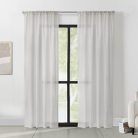 Weathershield Pole Top Curtain Panel 50 x 72 in White