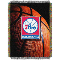 76ers OFFICIAL National Basketball Association, "Photo Real" 48"x 60" Woven Tapestry Throw by The Northwest Company(D0102HXMY27.)