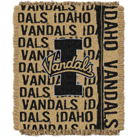 Idaho OFFICIAL Collegiate "Double Play" Woven Jacquard Throw(D0102HHBU5G.)