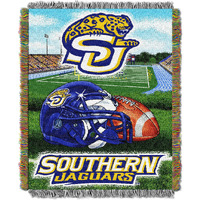 Southern OFFIcIAL collegiate Home Field Advantage Woven Tapestry Throw(D0102HHZP3V)