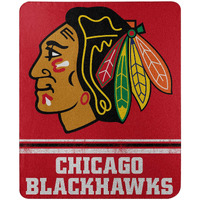 Chicago Blackhawks Blanket 50x60 Fleece Fade Away Design