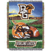 Bowling green OFFIcIAL collegiate Home Field Advantage Woven Tapestry Throw(D0102HH1LQA)
