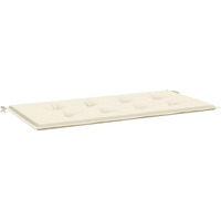 vidaXL Garden Bench Cushion Cream 39.4"x19.7"x1.2"