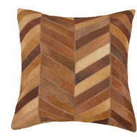 18" X 18" X 5" Tan  Pillow